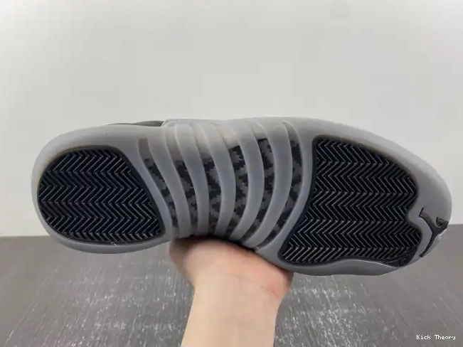 Kick Theory Jordan Air 12 Wolf Black Grey CT8013-019 0507